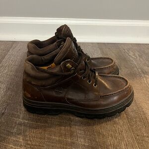 Timberland Men's Dark Brown Leather Boots